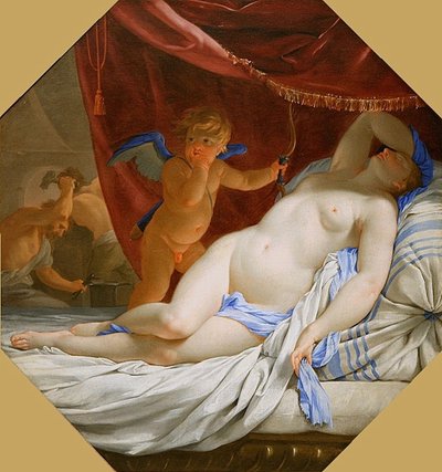 Venere dormiente da Eustache Le Sueur